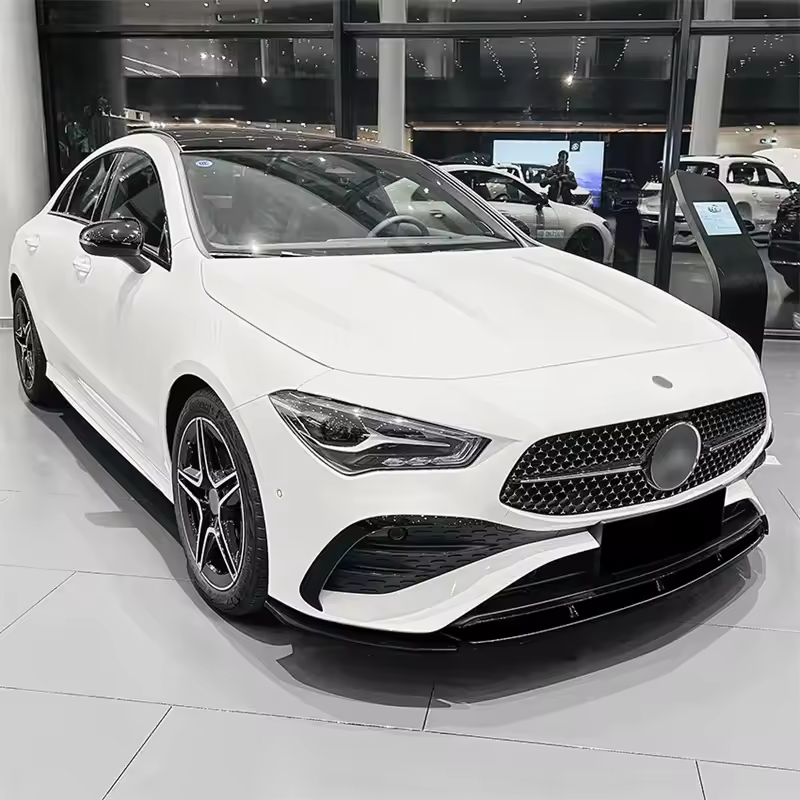 Mercedes CLA W118 Facelift AMG Style Hochglanz Schwarze Frontlippe Splitter (2024+)
