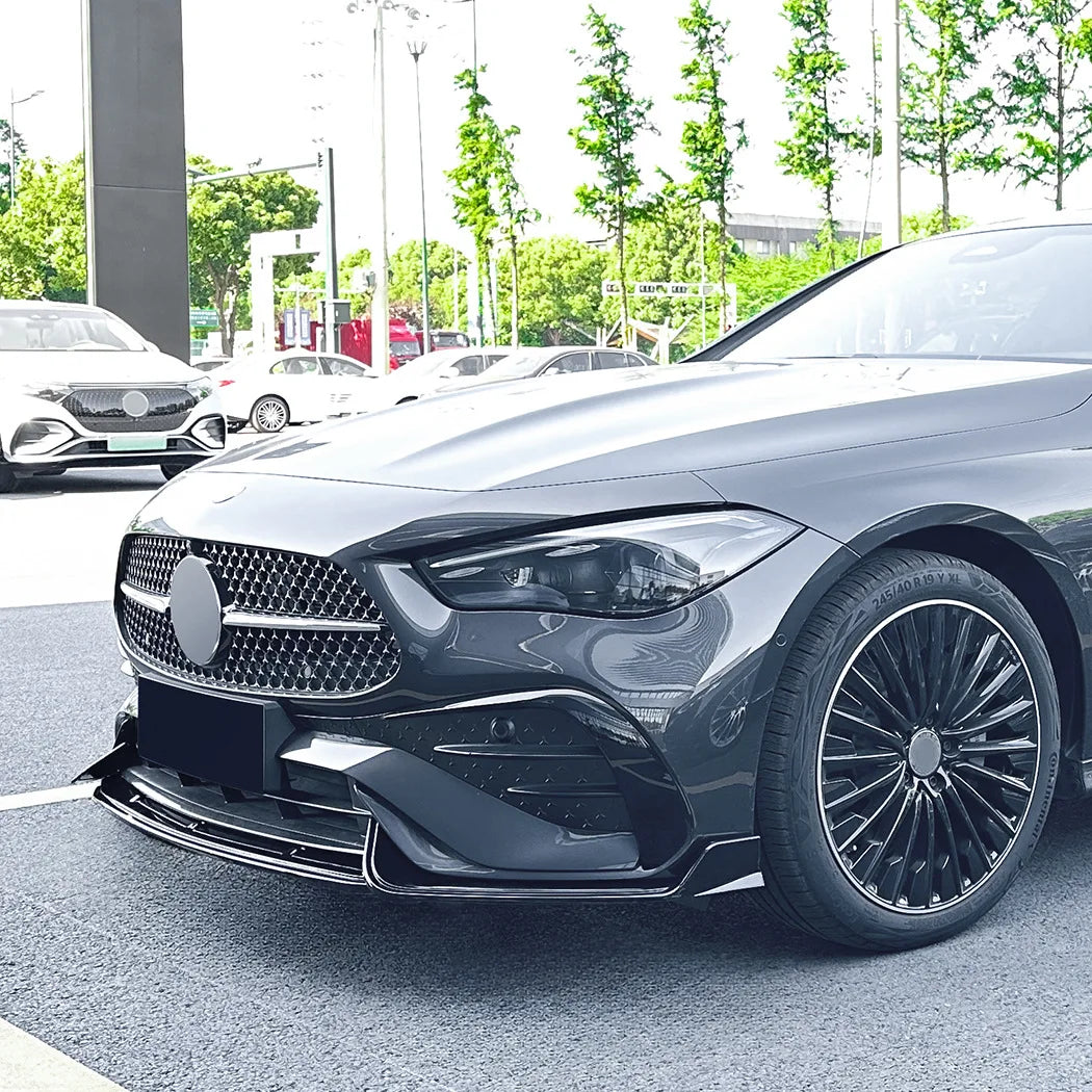 Mercedes CLE C236 Coupé AMG Style Hochglanz Schwarze Frontlippe (2024+)