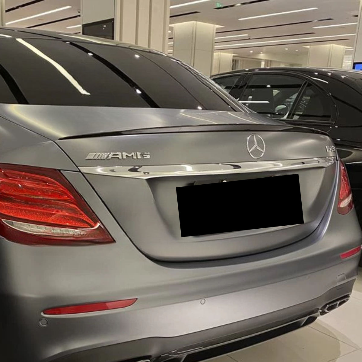 Mercedes E-Klasse W213 Limousine Hochglanz Schwarze Heckspoiler (2017-2023)