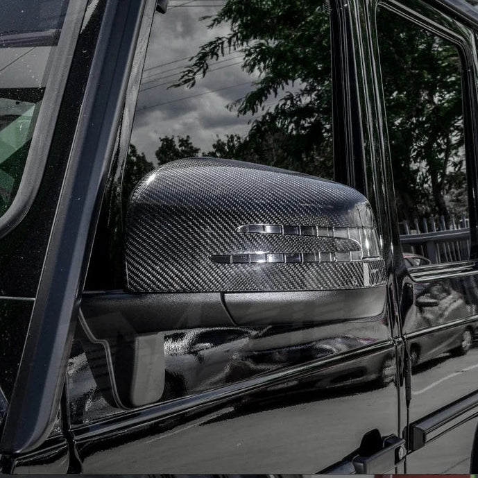 Mercedes G63 W463 Prepreg Carbon Spiegelkappen (2012-2018)