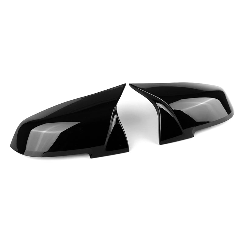 M-Stil Schwarz Hochglanz Spiegelkappen Für BMW F20 F21 F22 F30 F32 F87 (2012-2019)