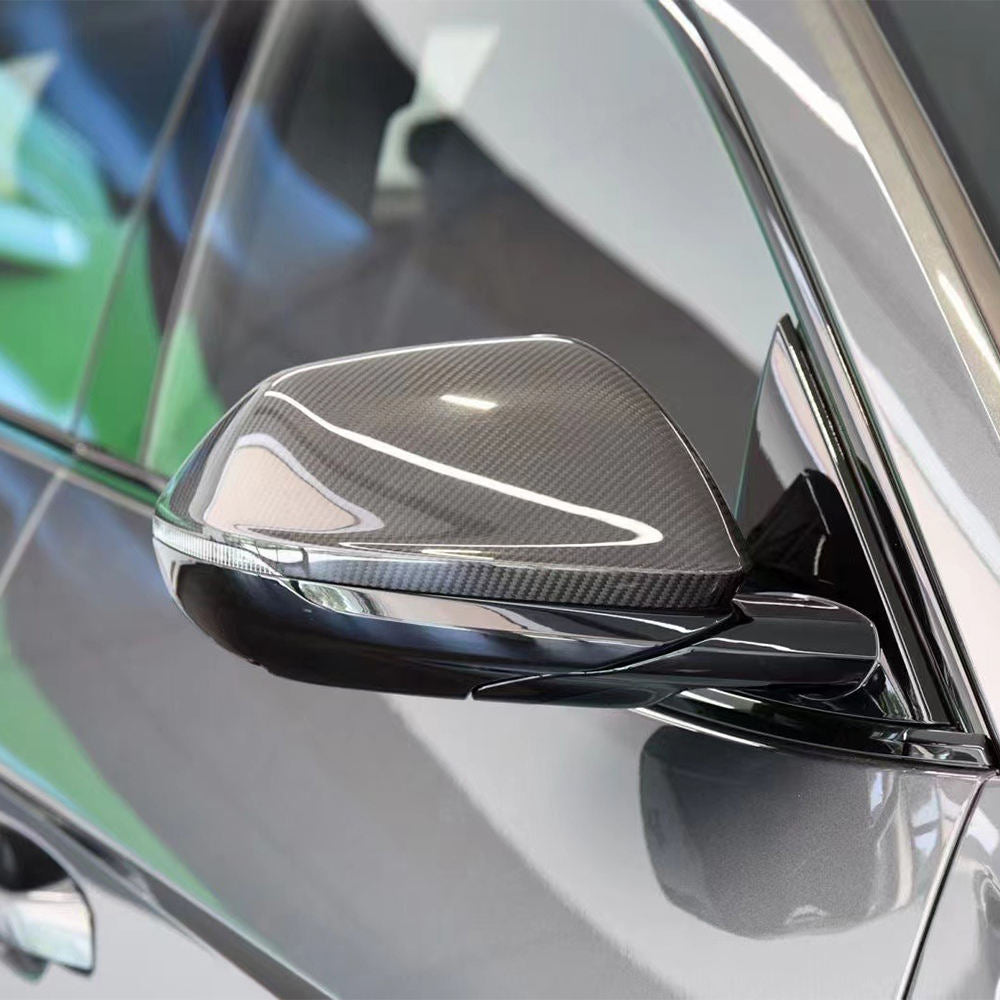 Audi Q8/SQ8/RSQ8 Prepreg Carbon Spiegelkappen (2019+) von OPTIC