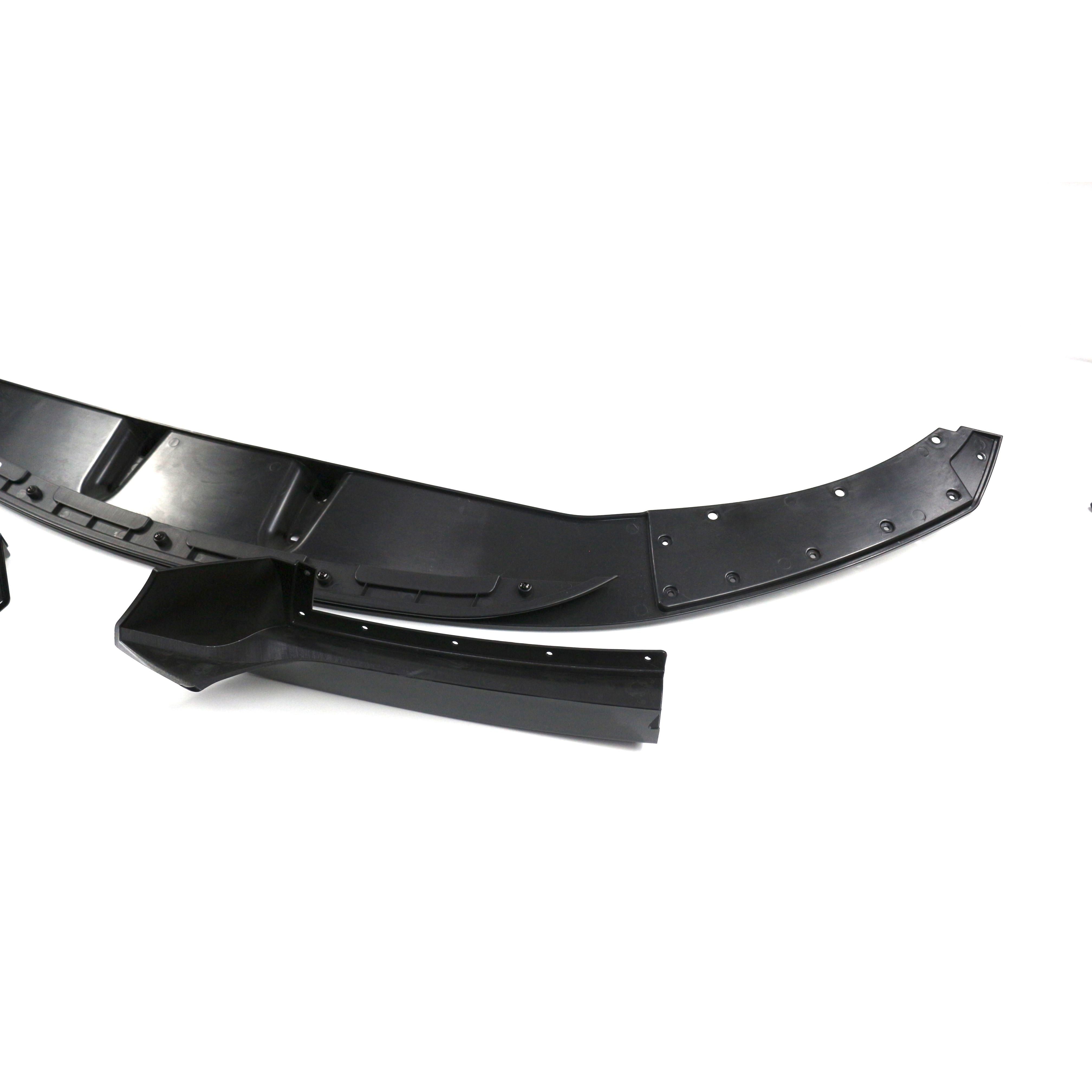 BMW 2er F22 F23 MP Style Schwarz Glänzend Frontsplitter (2014-2020)