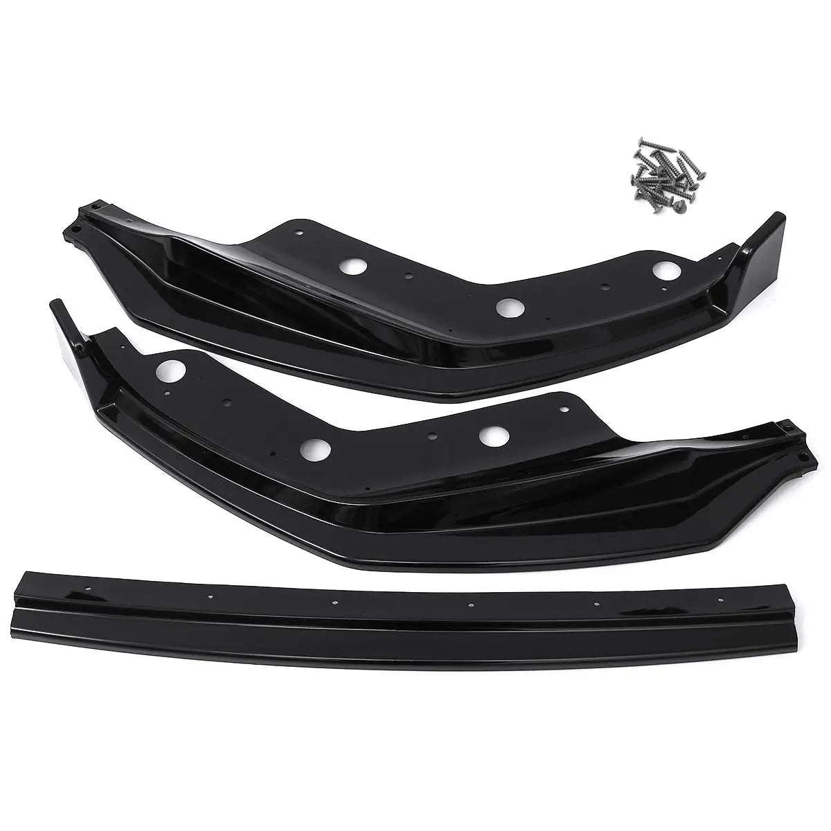BMW 8er G14 G15 G16 M-Sport Schwarz Glänzend Frontsplitter (2018+)