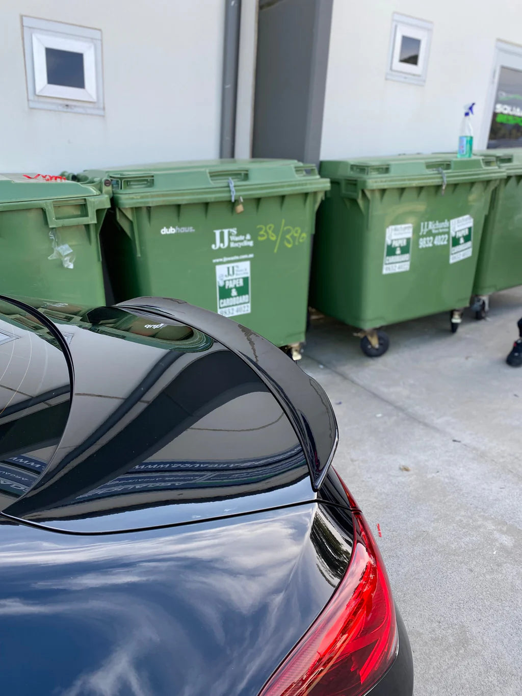 Mercedes CLA W118 Hochglanz Schwarze P Style Heckspoiler (2019+)