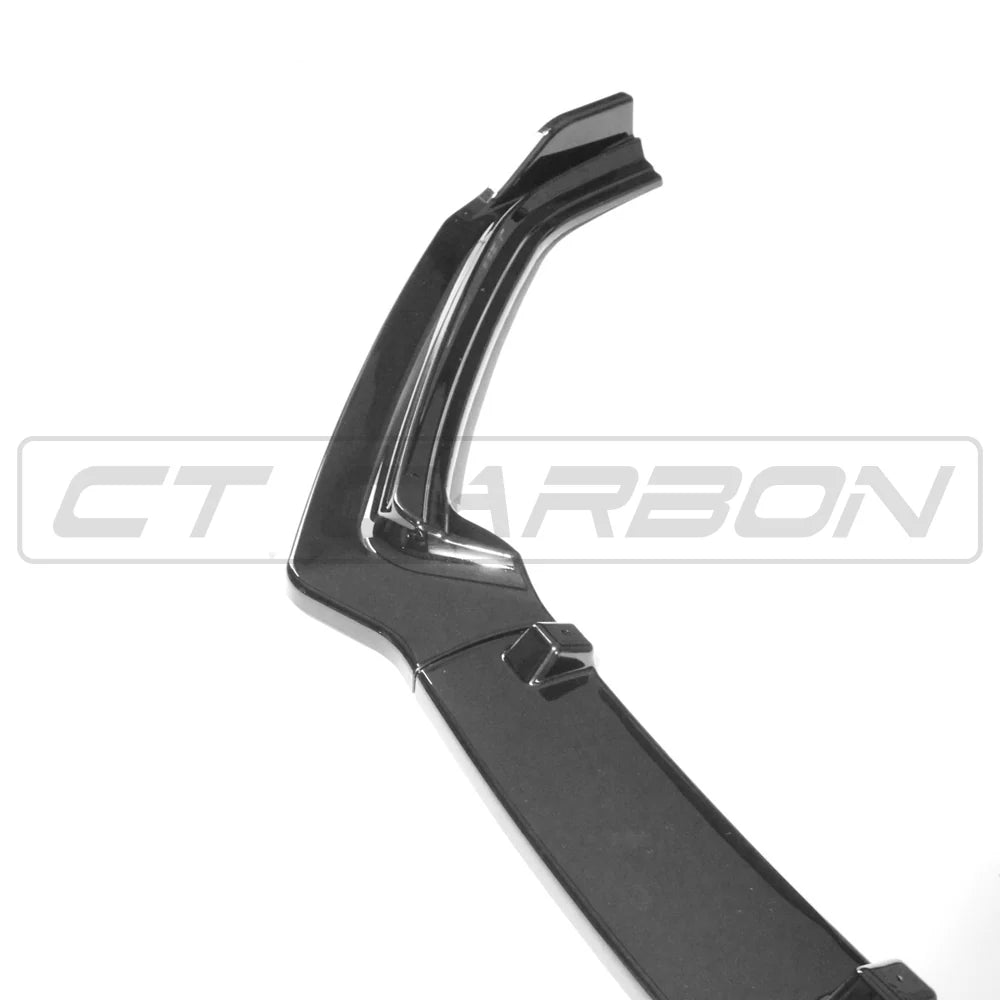 Volkswagen Polo MK5 2014–2017, glänzender schwarzer Splitter – CT Carbon