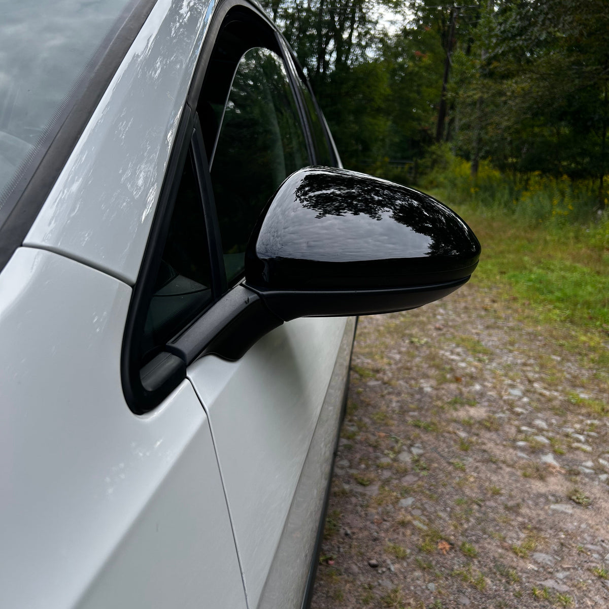 Schwarz Hochglanz Spiegelkappen Für VW Golf MK7/MK7.5 (2013-2019)