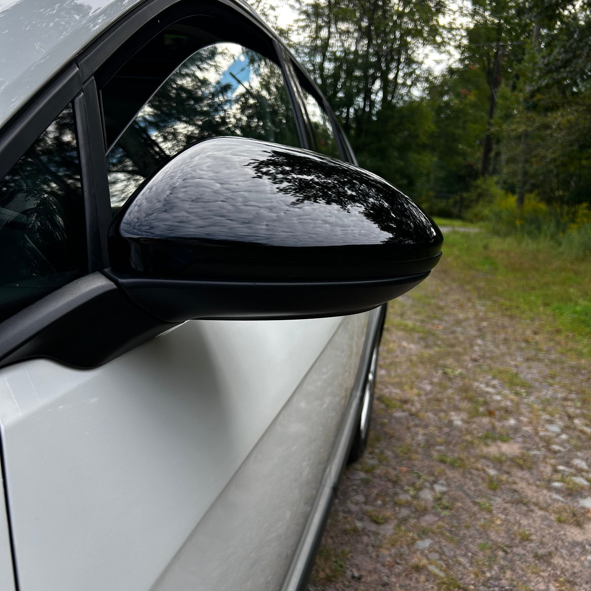 Schwarz Hochglanz Spiegelkappen Für VW Golf MK7/MK7.5 (2013-2019)