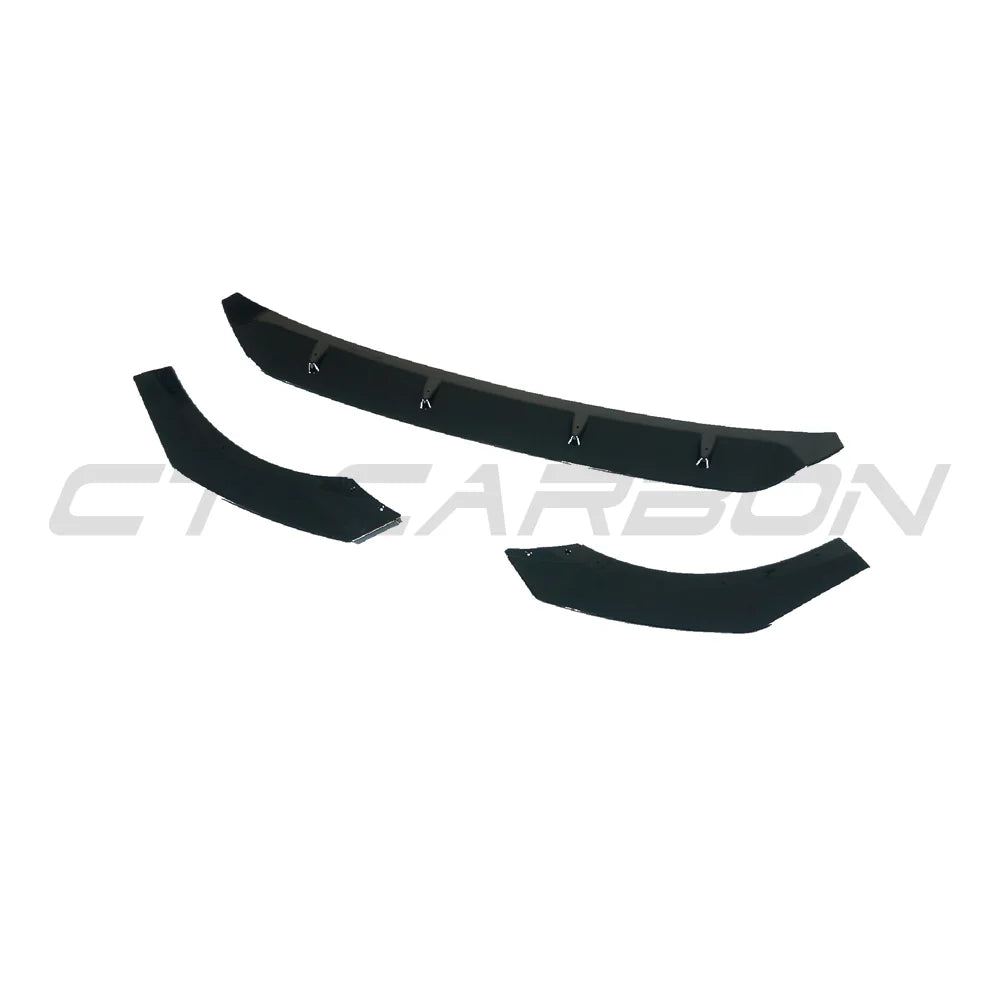 VW GOLF MK8 GTI/GTD SCHWARZ GLÄNZEND SPLITTER - SCHWARZ VON CT CARBON