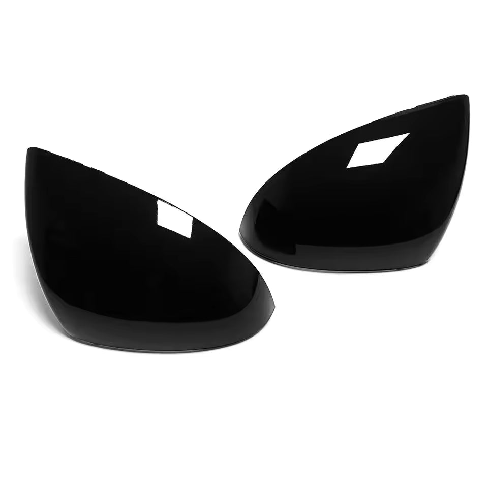 VW Touareg 7P Hochglanz Schwarze Spiegelkappen (2010-2018)