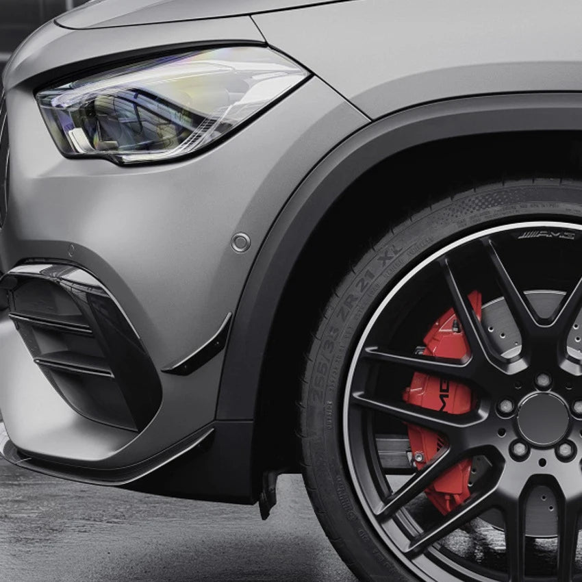 Mercedes GLA H247 Hochglanz Schwarze Frontlippe Splitter (2020-2023)