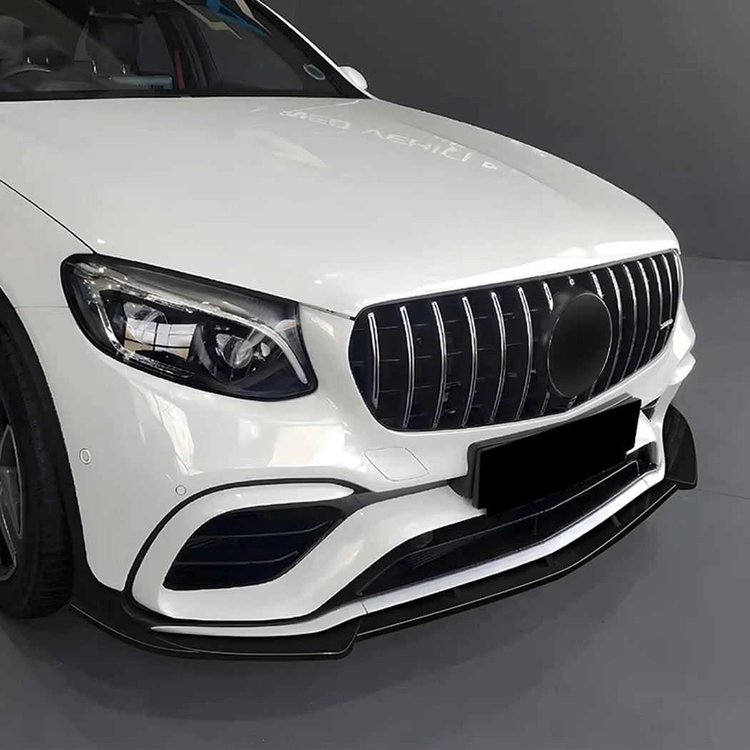 Mercedes X253 GLC63 AMG Hochglanz Schwarze Frontlippe Splitter (2016-2019)