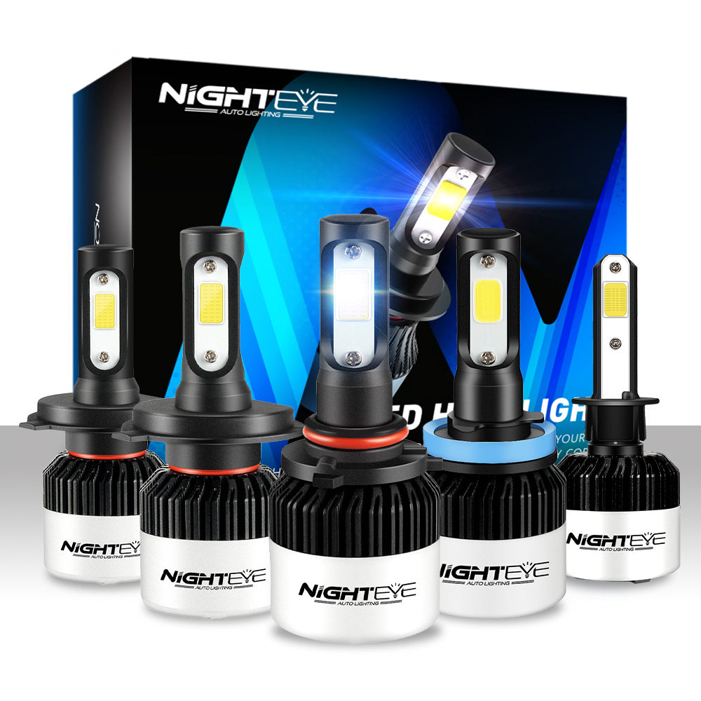 NIGHT EYE 6500K 72W LED-Scheinwerferlampen (H7/H4/H8/H9/H11/HB3 9005/HB4 9006)