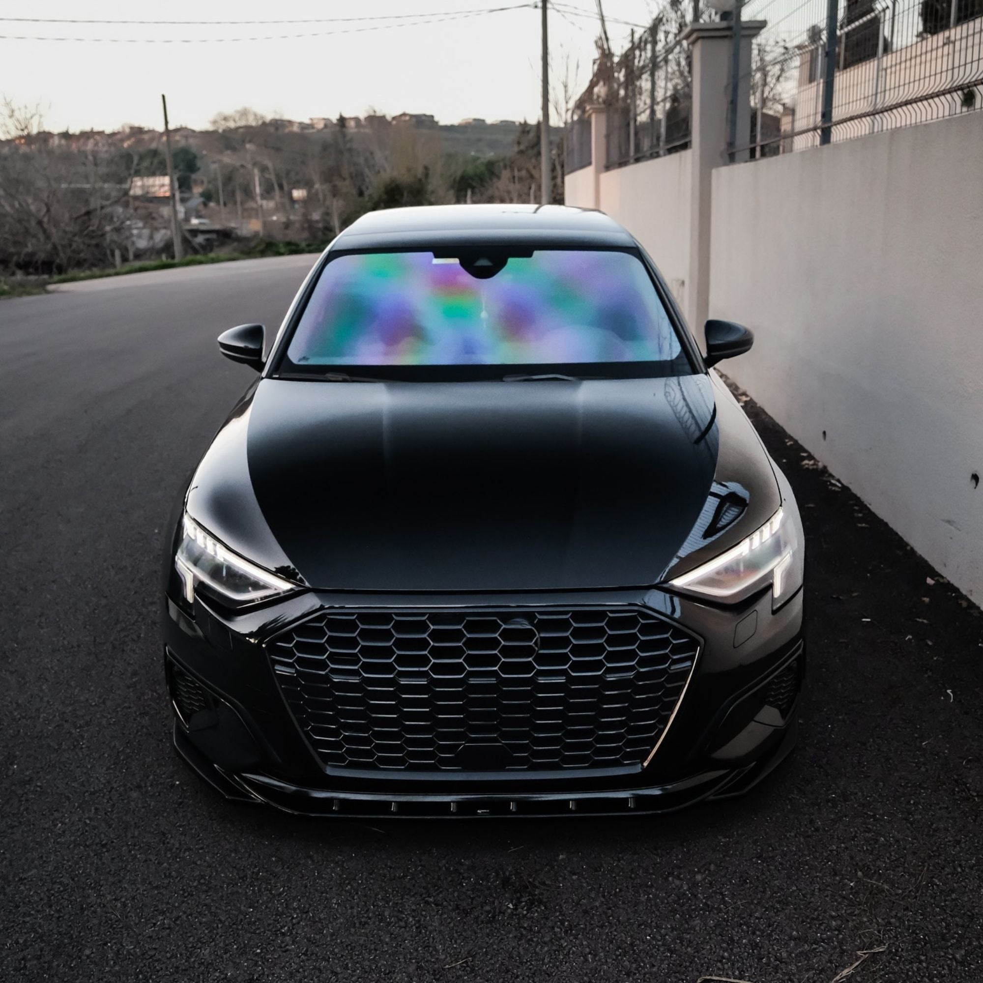 Audi A3/S3 8Y RS3 Style Hochglanz Schwarze Wabengrill (2021-2024)