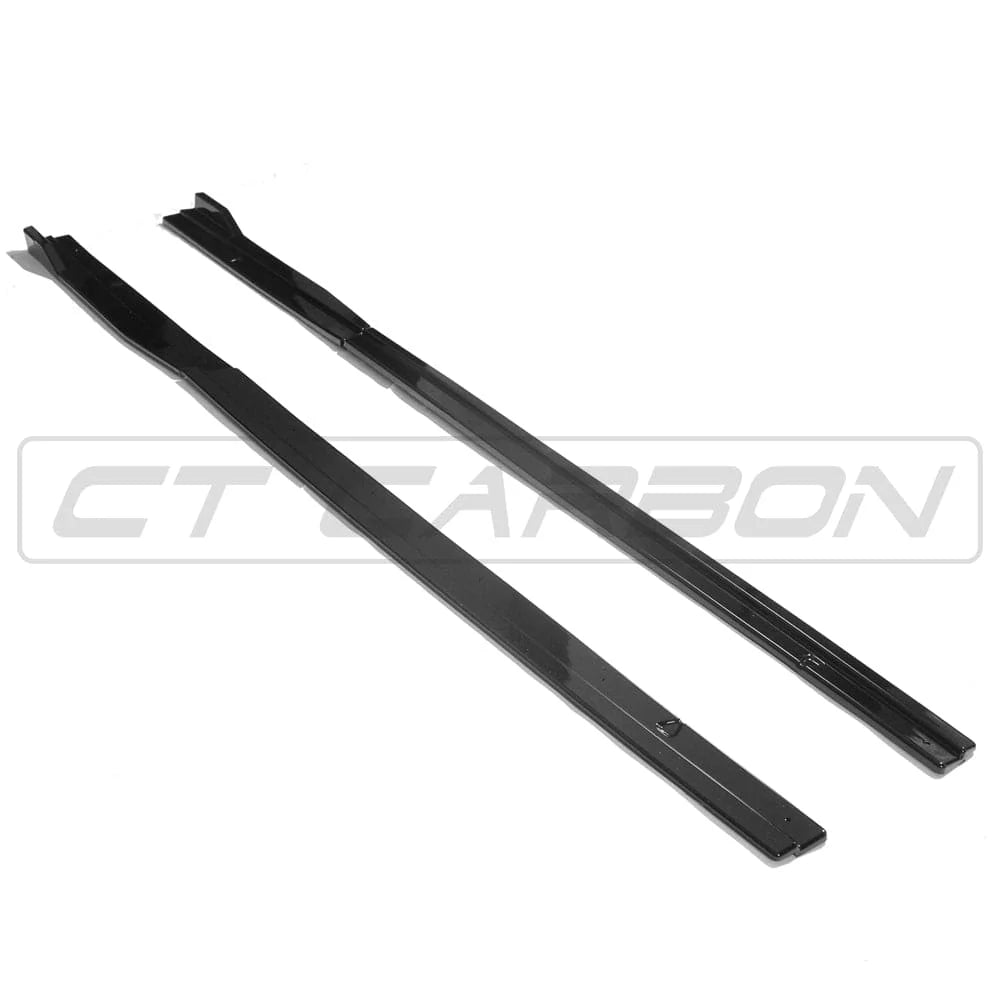 VW GOLF R/GTD/GTI MK7/7.5 2014-2020 SCHWARZE SEITENSCHWELLER GLÄNZEND - CT CARBON