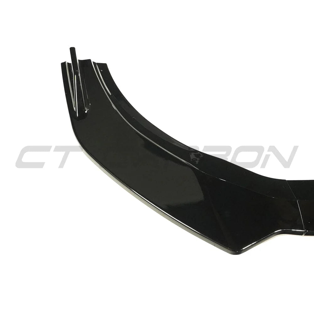 VW GOLF MK8 R SCHWARZ GLÄNZEND SPLITTER - SCHWARZ VON CT CARBON