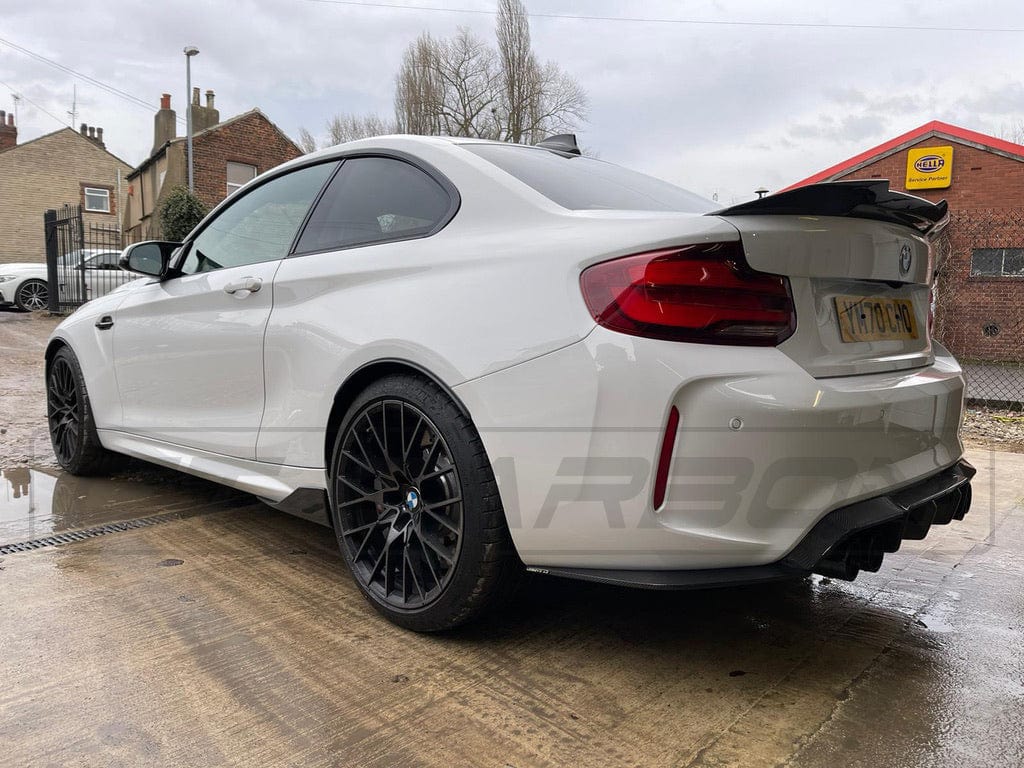 BMW M2 / M2C F87 CARBON FIBRE DIFFUSER - V STYLE