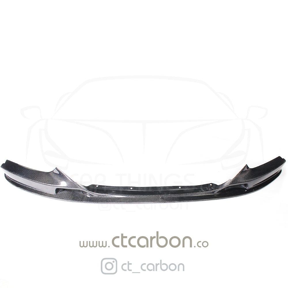 BMW 2 SERIES F22 & F23 M SPORT CARBON FRONT LIP SPLITTER - OEM + CT DESIGN