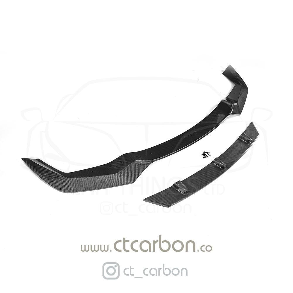 BMW M2 F87 N55(OG) CARBON FIBRE SPLITTER - V-STYLE