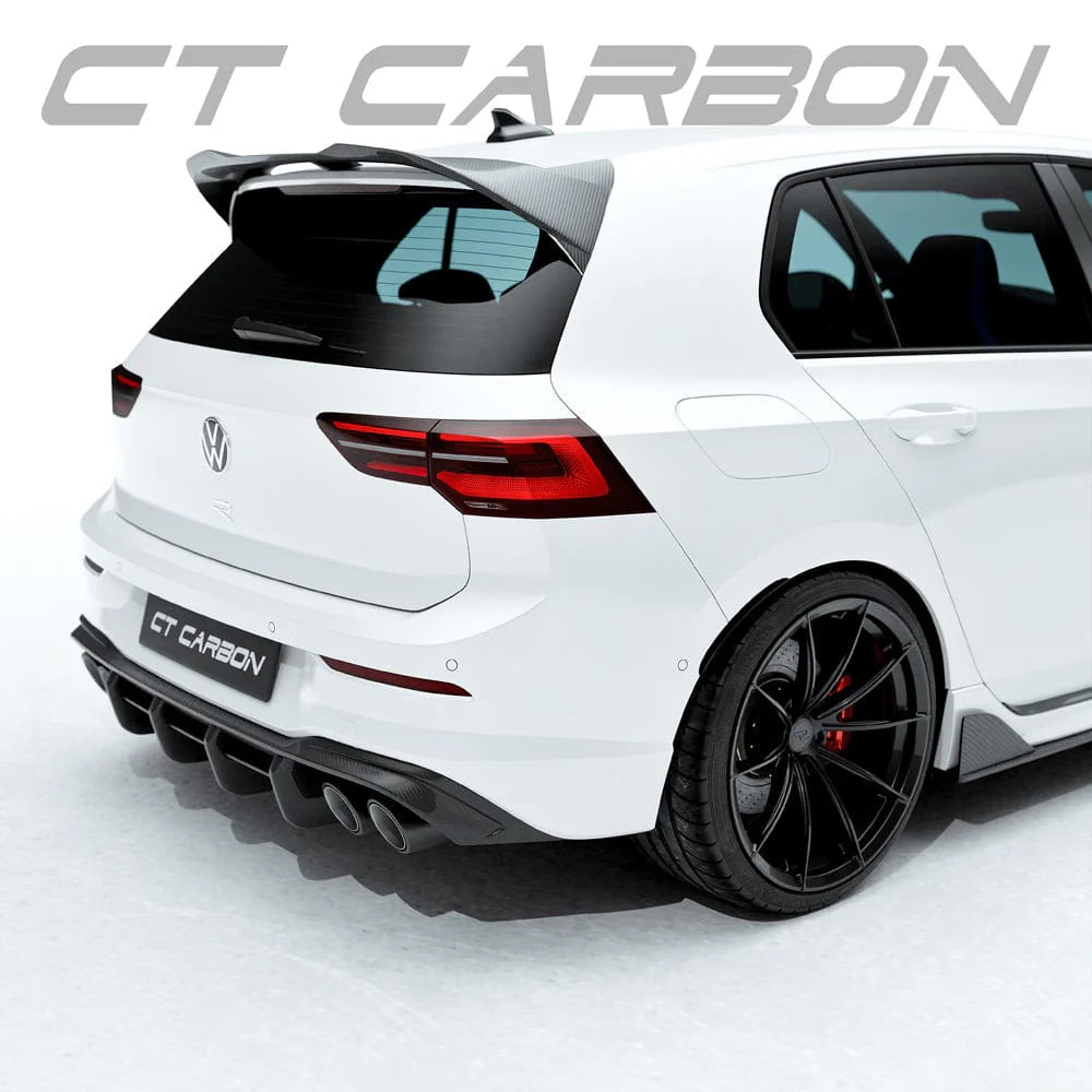 VW GOLF MK8 R CARBON FIBRE DIFFUSER - CT DESIGN - Avoro Design