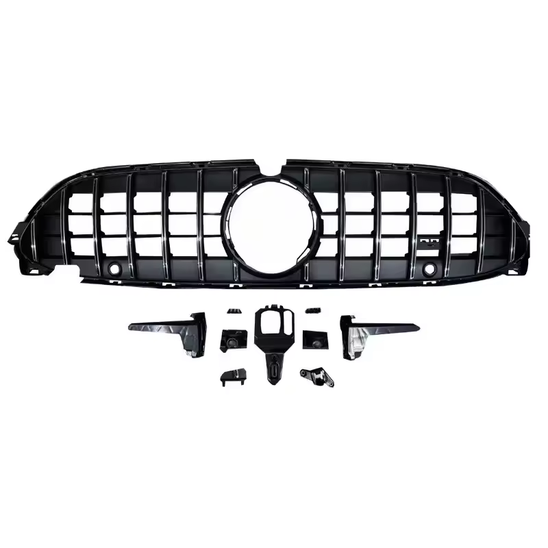 Mercedes CLE C236 Hochglanz Schwarze Panamericana GT Style Grill (2023-2025)