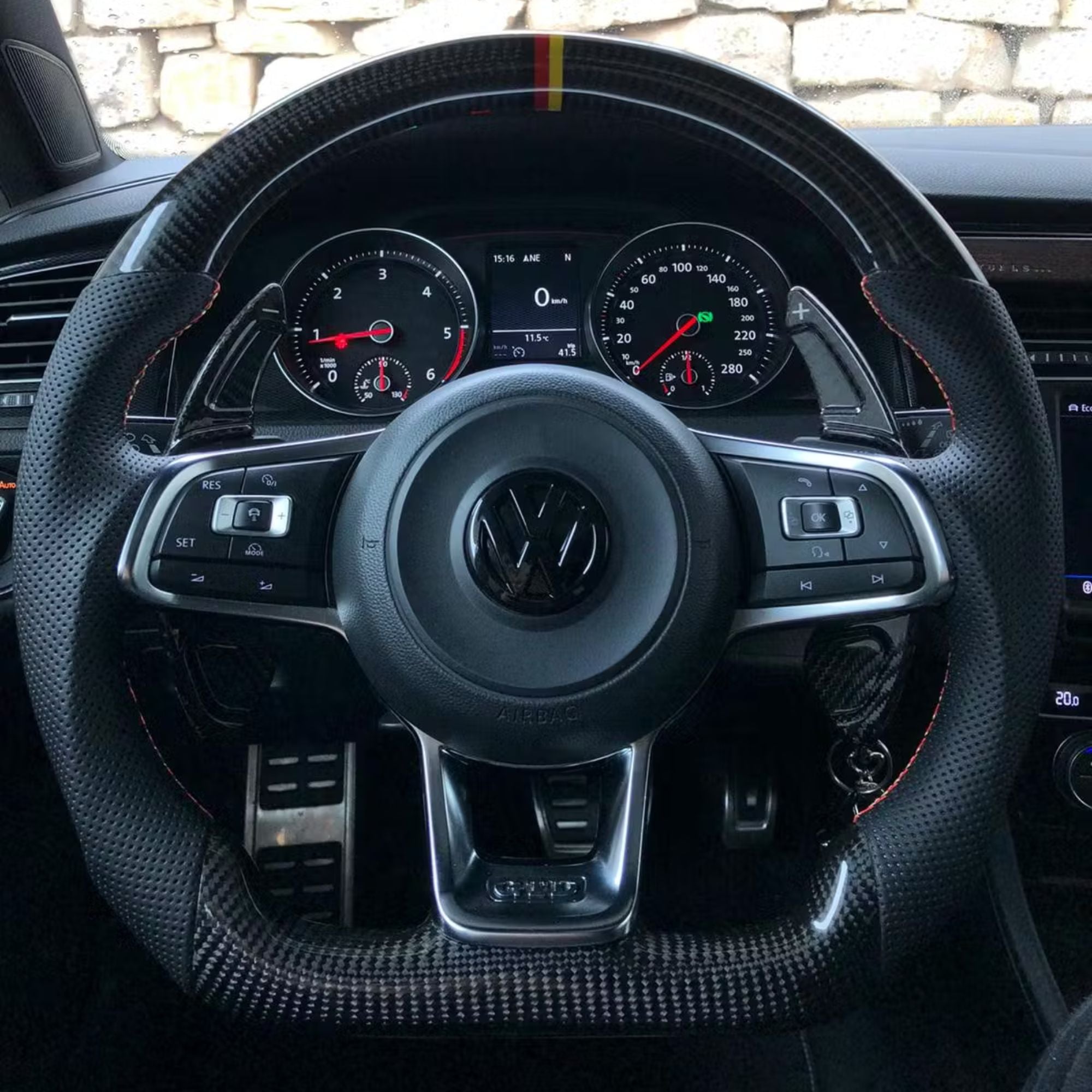 DSG-Schaltwippen aus Carbon für Golf Polo Scirocco (2013–2020)