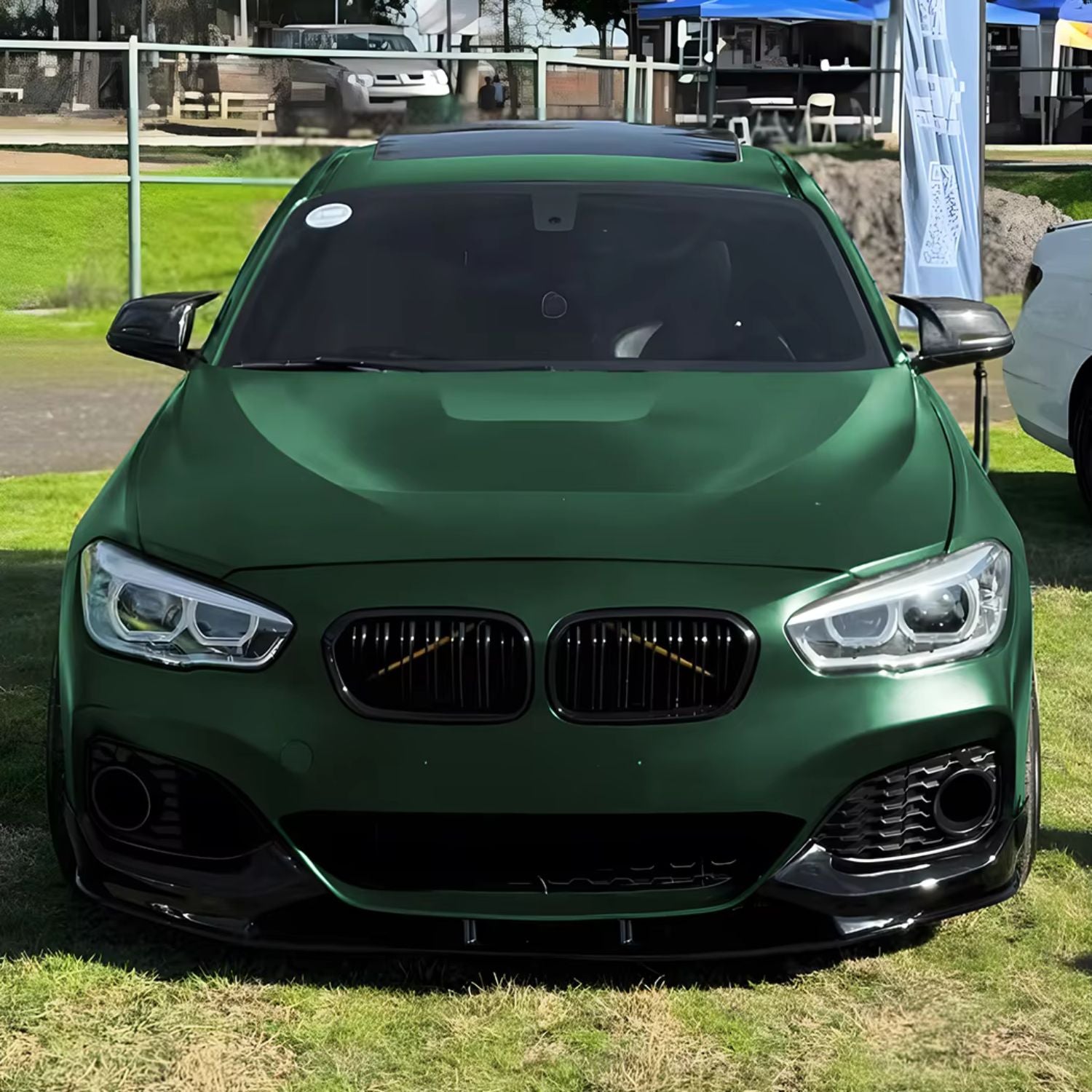 BMW 1er F20/F21 LCI MP-Stil Schwarz Hochglanz Frontlippe (2015-2019)