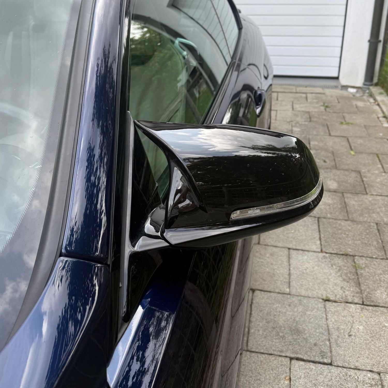 M-Stil Schwarz Hochglanz Spiegelkappen Für BMW F20 F21 F22 F30 F32 F87 (2012-2019)