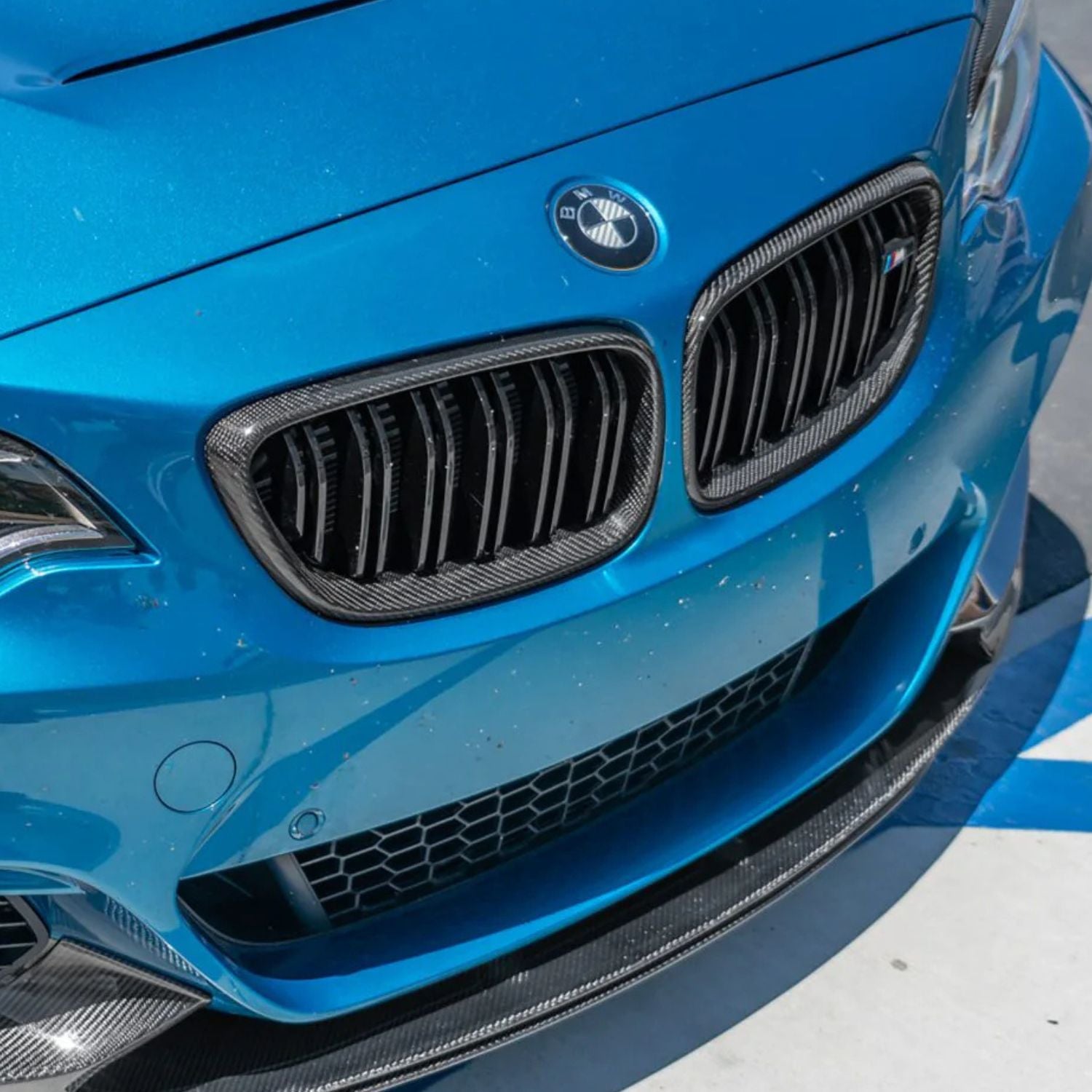 BMW 2er/M2 Carbon Doppellamellen Nieren Grill F22/F23/F87