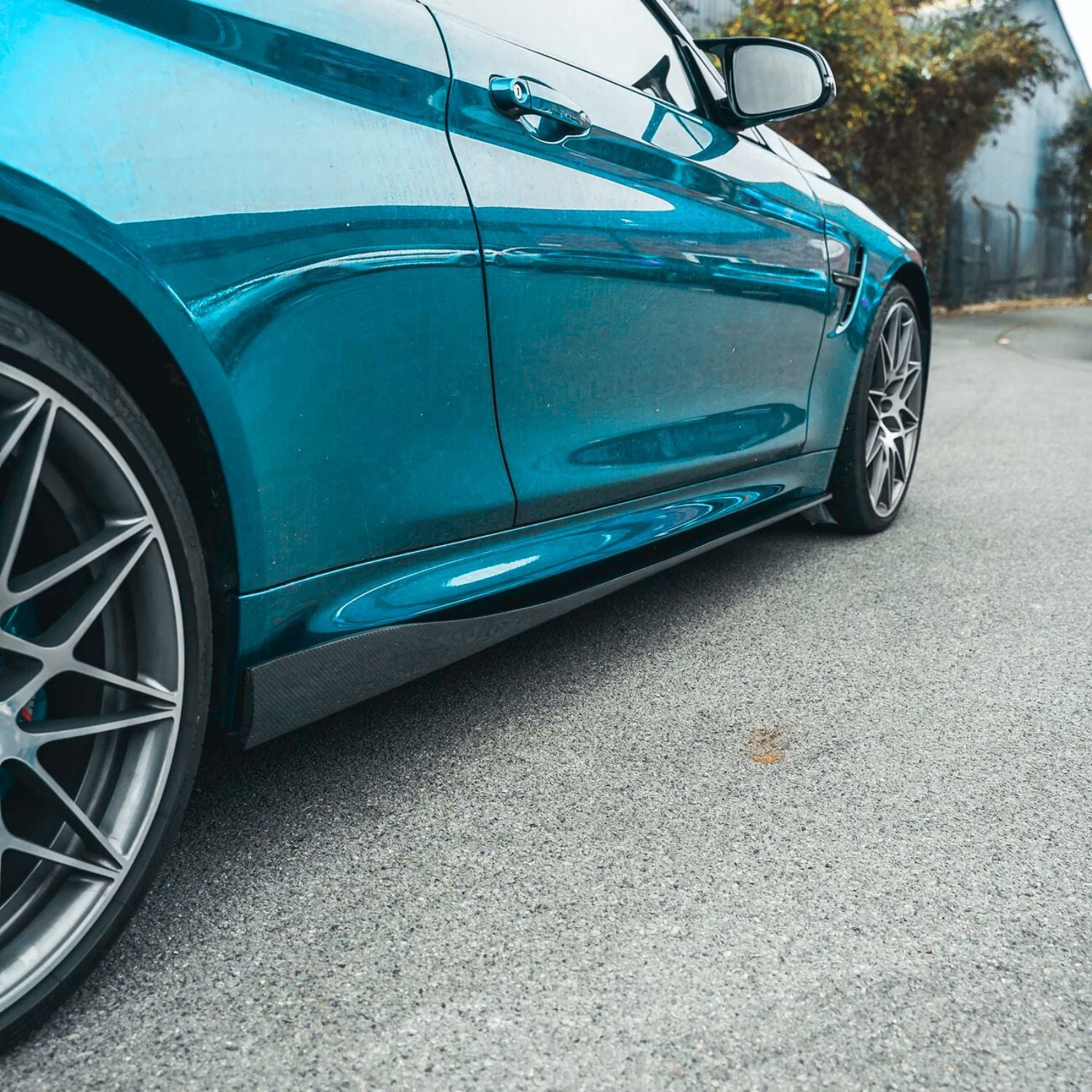 BMW M3 F80 / M4 F82 F83 Carbon 3D Stil Seitenschweller (2014-2018)