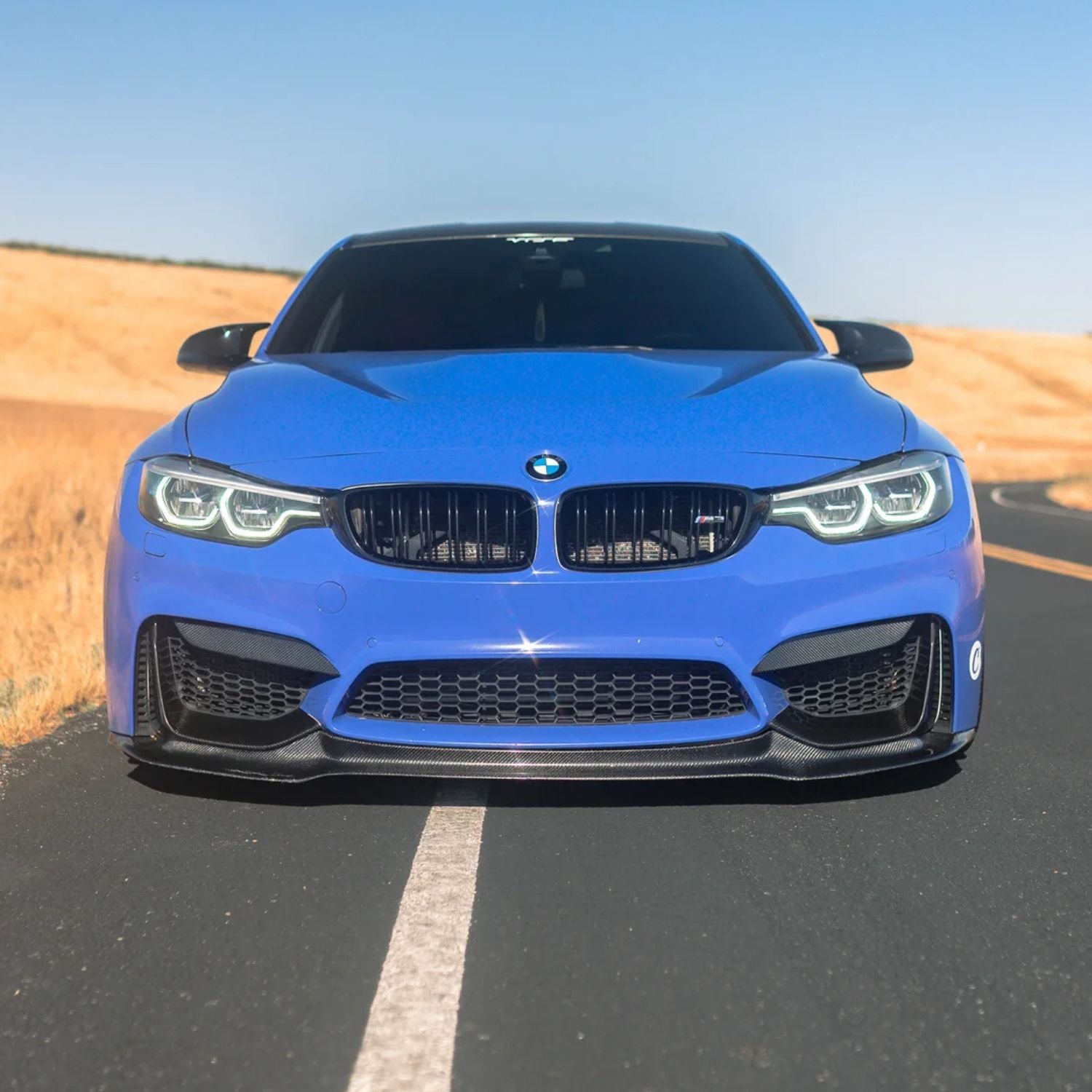 BMW M3 F80/M4 F82 F83 Carbon V2 Stil Frontlippe (2014-2019)