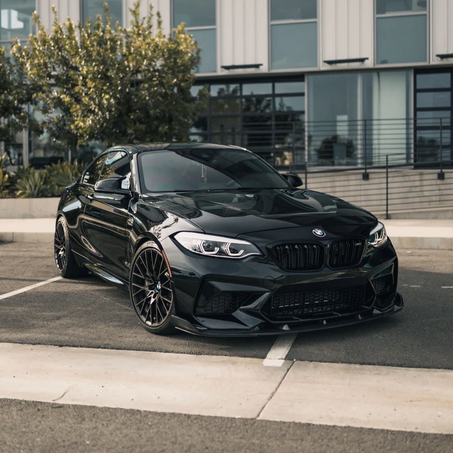 BMW M2 F87 Carbon 3D Stil Frontstoßstange Frontlippe (2015-2018)