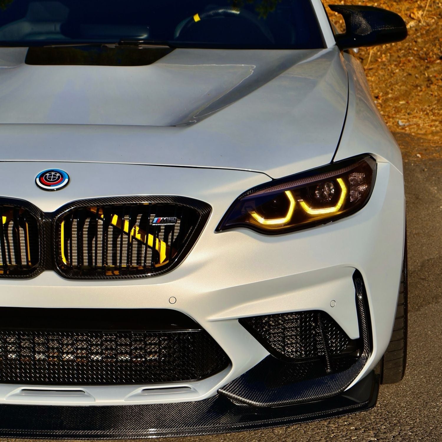 Gelbe CSL-Stil DRL&nbsp;LED-Module&nbsp;für BMW 2er und M2 (F87/F22/F23)