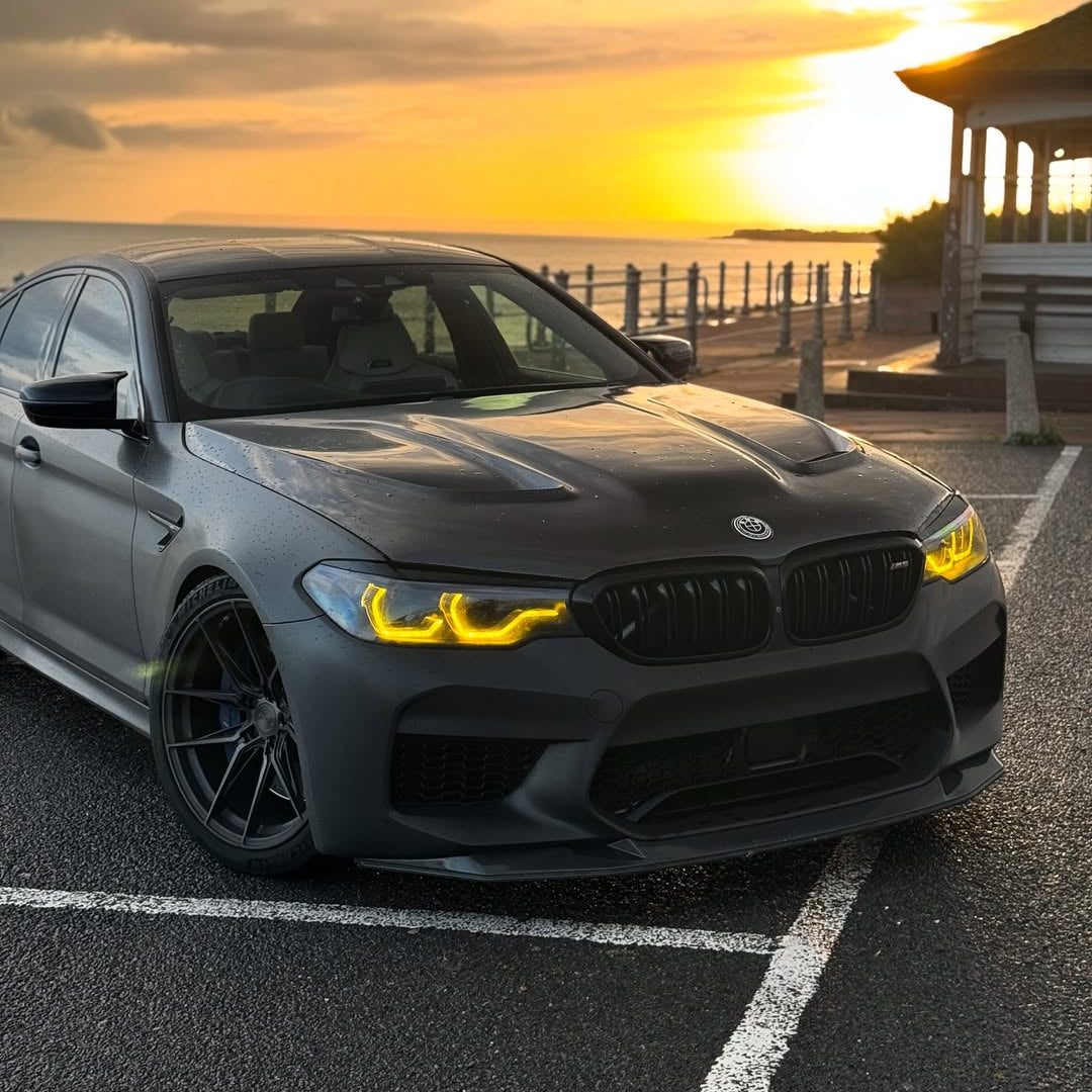Gelbe CSL-Stil DRL&nbsp;LED-Module für BMW 5er und M5 (G30/F90)