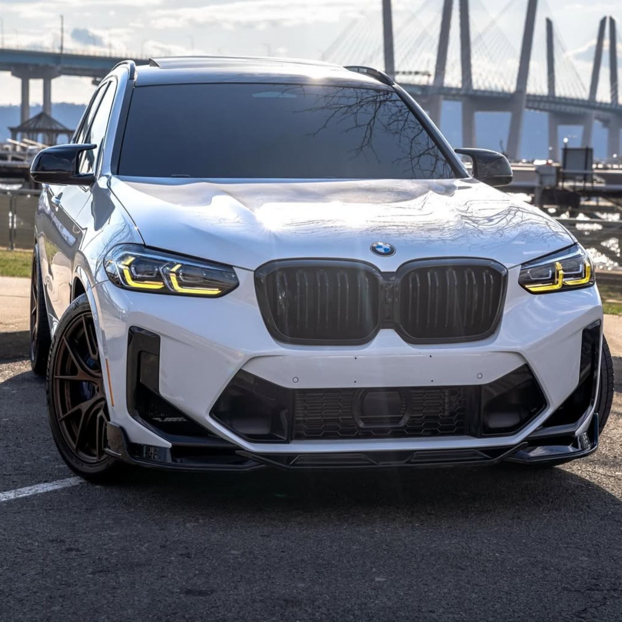 Gelbe CSL-Stil DRL&nbsp;LED-Module für BMW X3M/X4M (F97/F98) PRE-LCI (2017-2021)