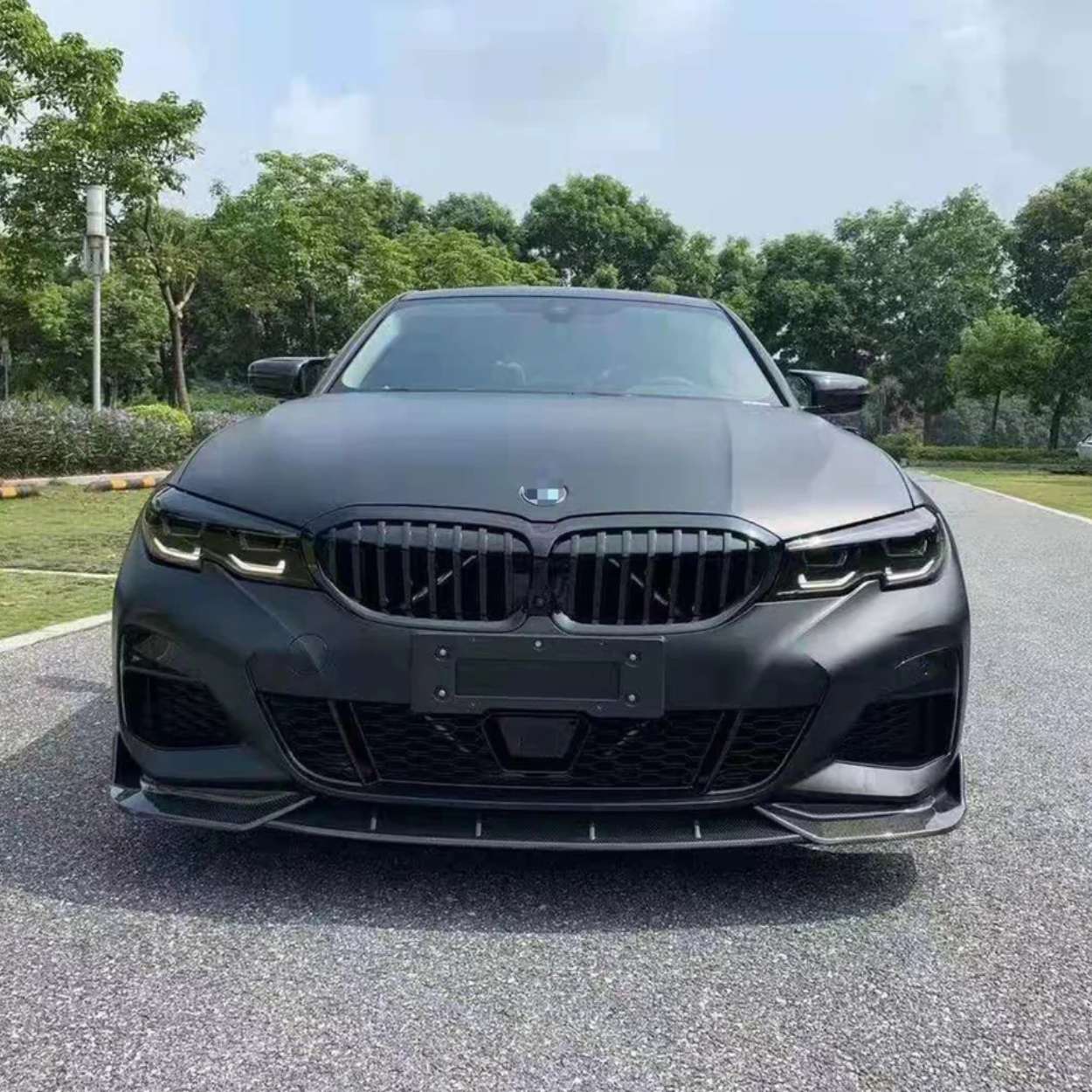 BMW 3er G20/G21 M-Sport Carbon Fd Style Frontlippe (2019-2022)