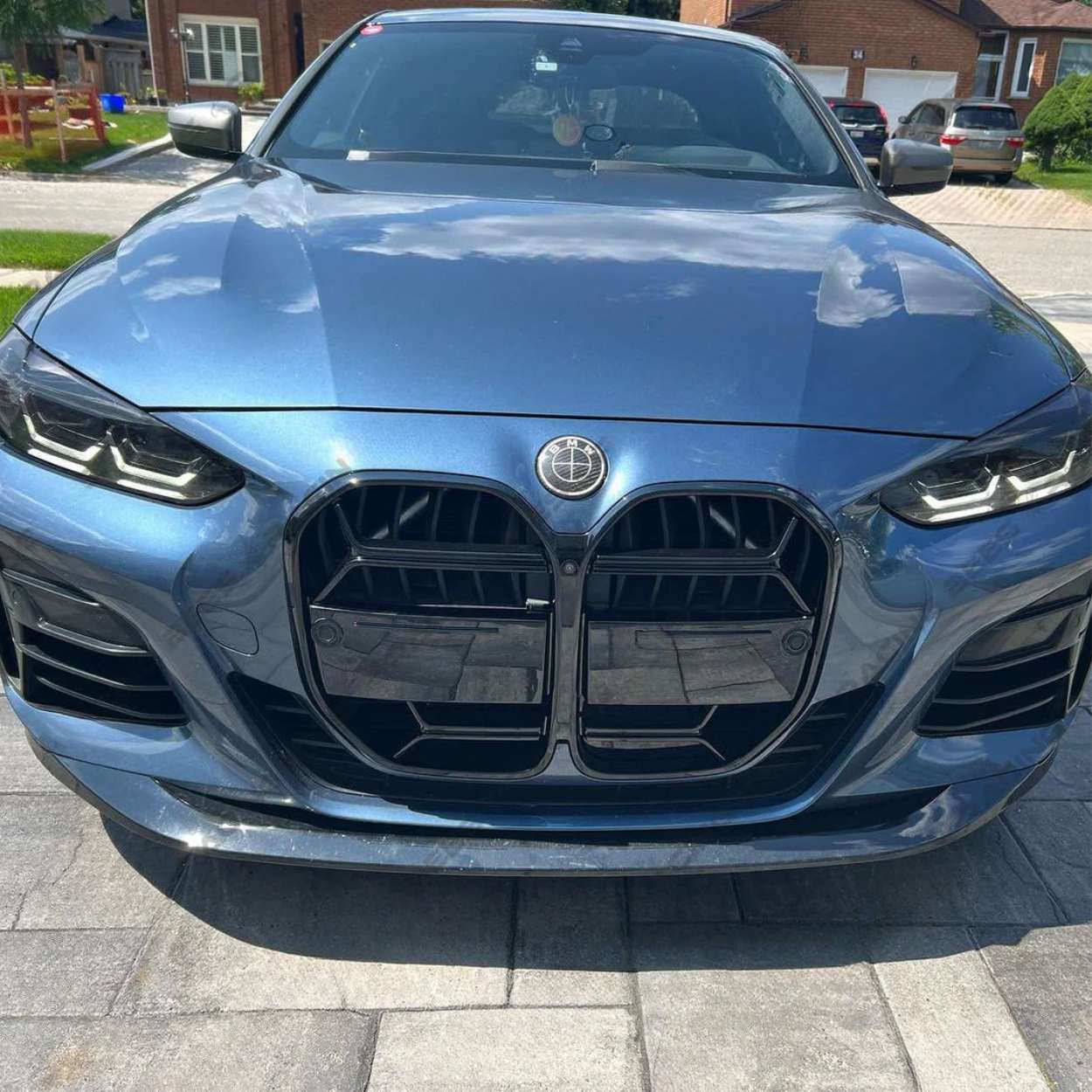BMW 4er G22 G23 Schwarz Glänzend Csl Style Grill (2020+)