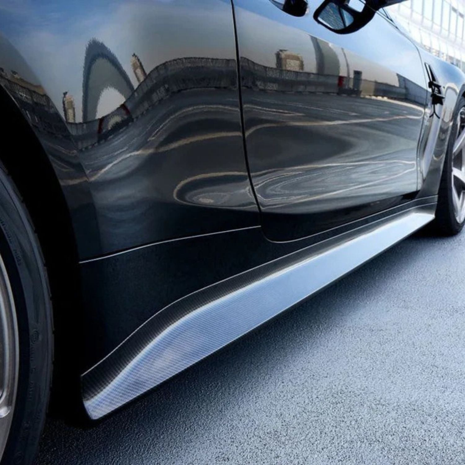 BMW M3 G80 G81 / M4 G82 G83 Prepreg-carbon 3D Style Seitenschweller von OPTIC (2021+)