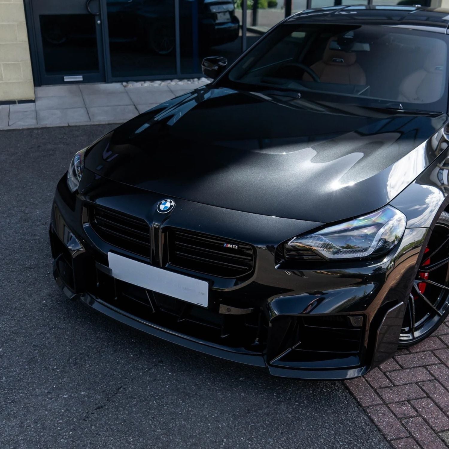BMW M2 G87 Schwarz Glänzend M Performance Style Frontlippe (2023+)