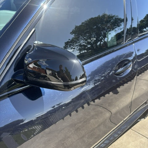 BMW X3 X4 X5 X6 G01/G02/G05/G06 M-Stil Schwarz Hochglanz Spiegelkappen (2018+)