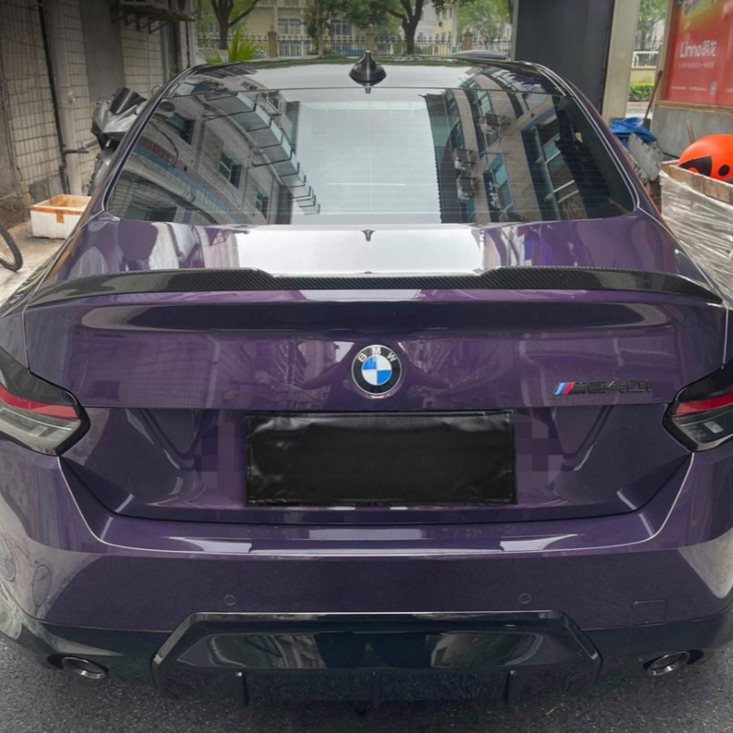 BMW 2er G42 und M2 G87 Prepreg-carbon Vs Stil Heckspoiler von OPTIC (2021+)