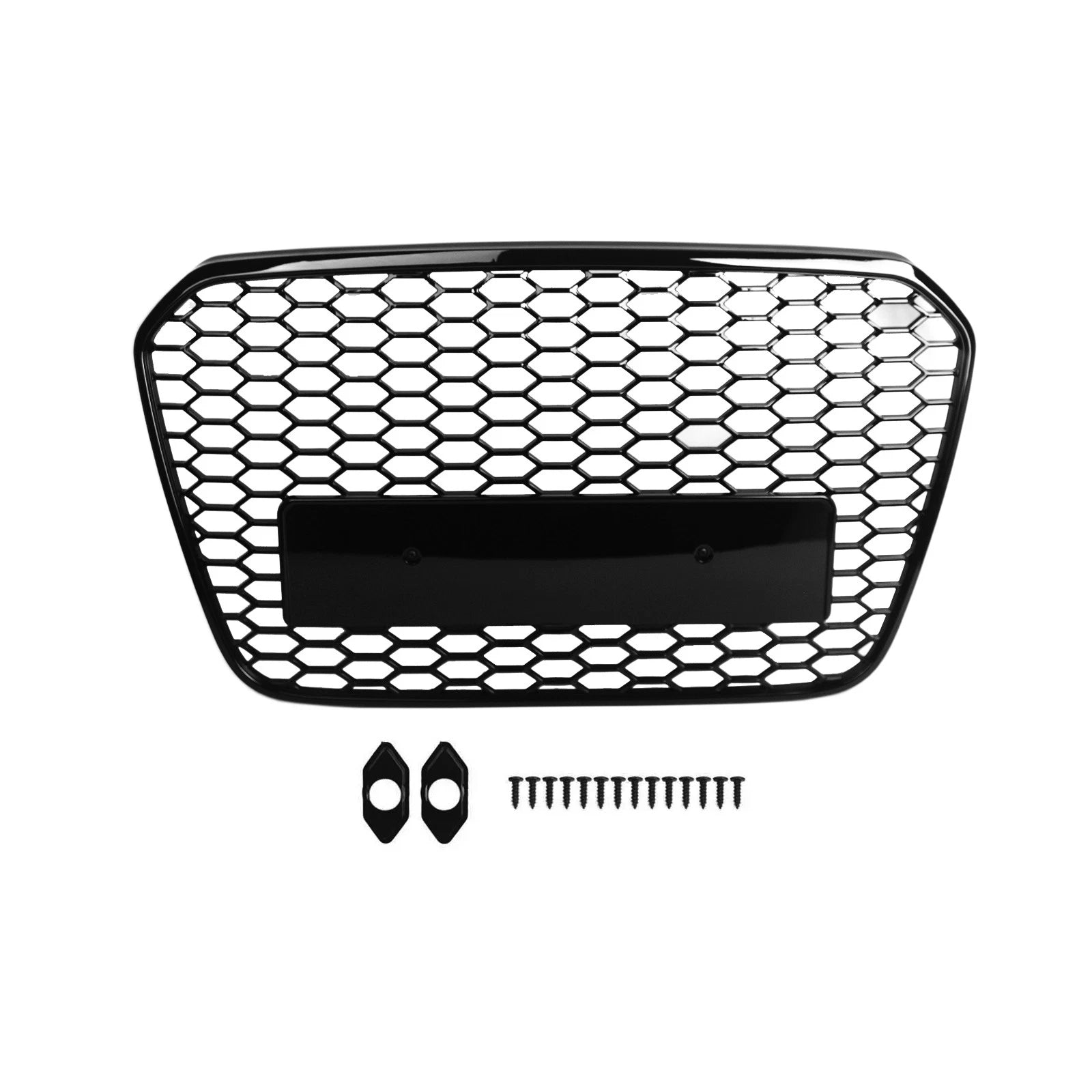 Audi A6/S6 C7 RS6 Style Hochglanz Schwarze Wabengrill (2012-2015)