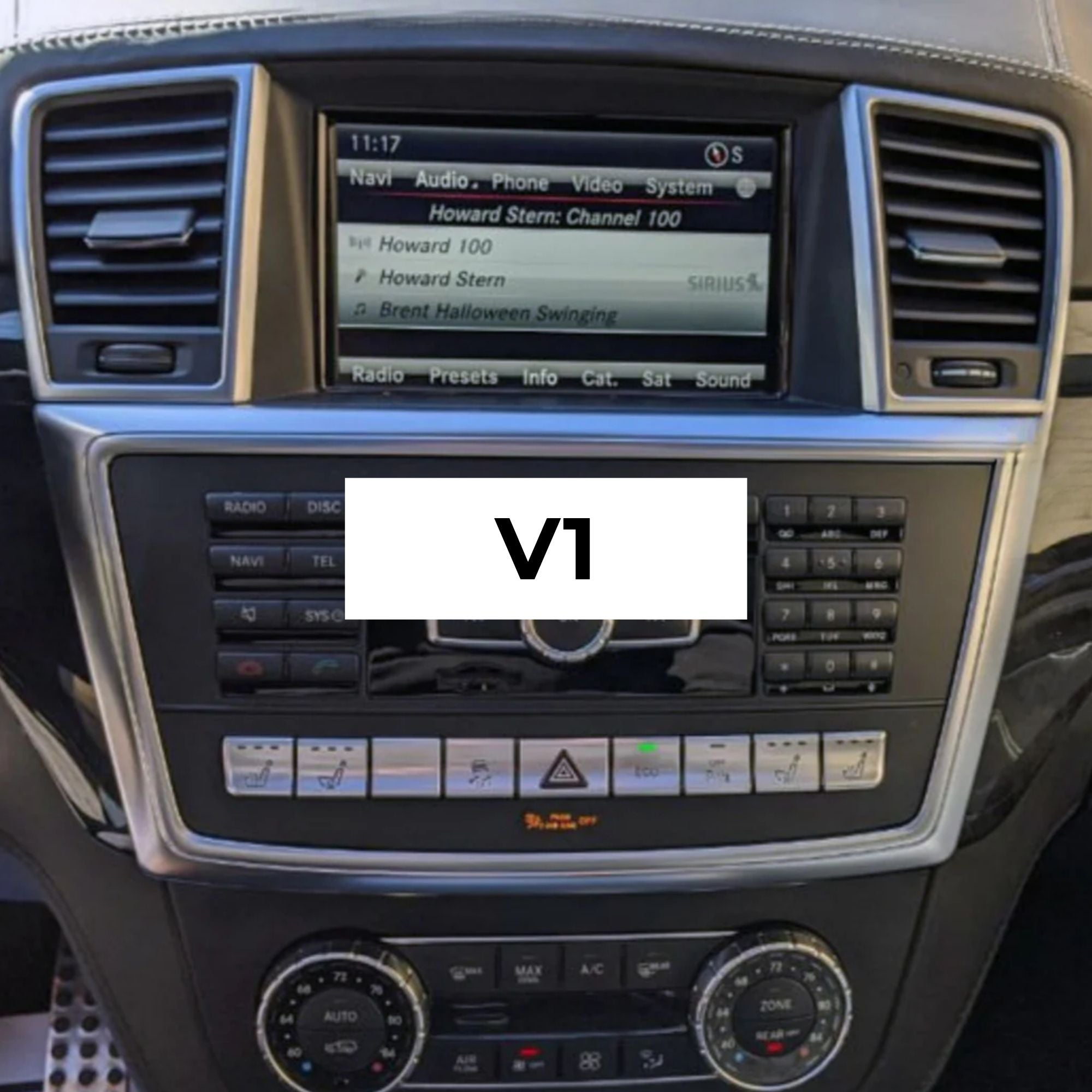 Mercedes GL/ML/GLE/GLS Klasse | X166 | 12.3" Apple CarPlay/Android Auto Touchscreen Display | (2011-2019)