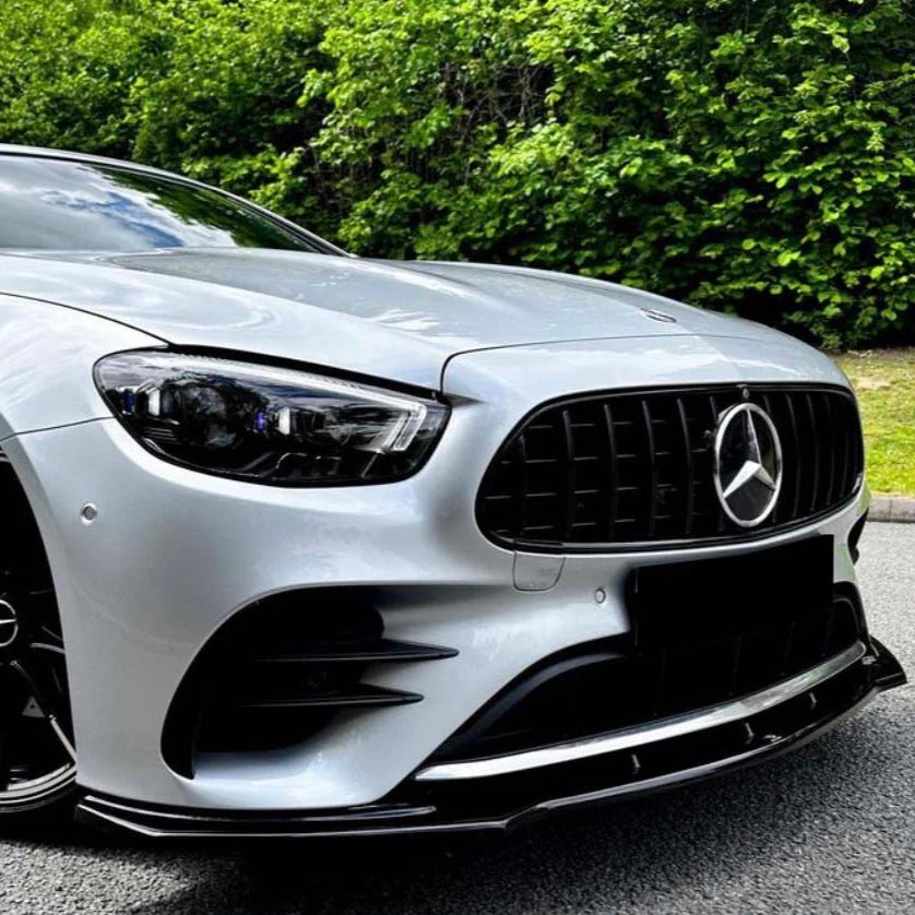 Mercedes E-Klasse W213 Facelift Hochglanz Schwarze Panamericana GT Style Grill (2020-2023)