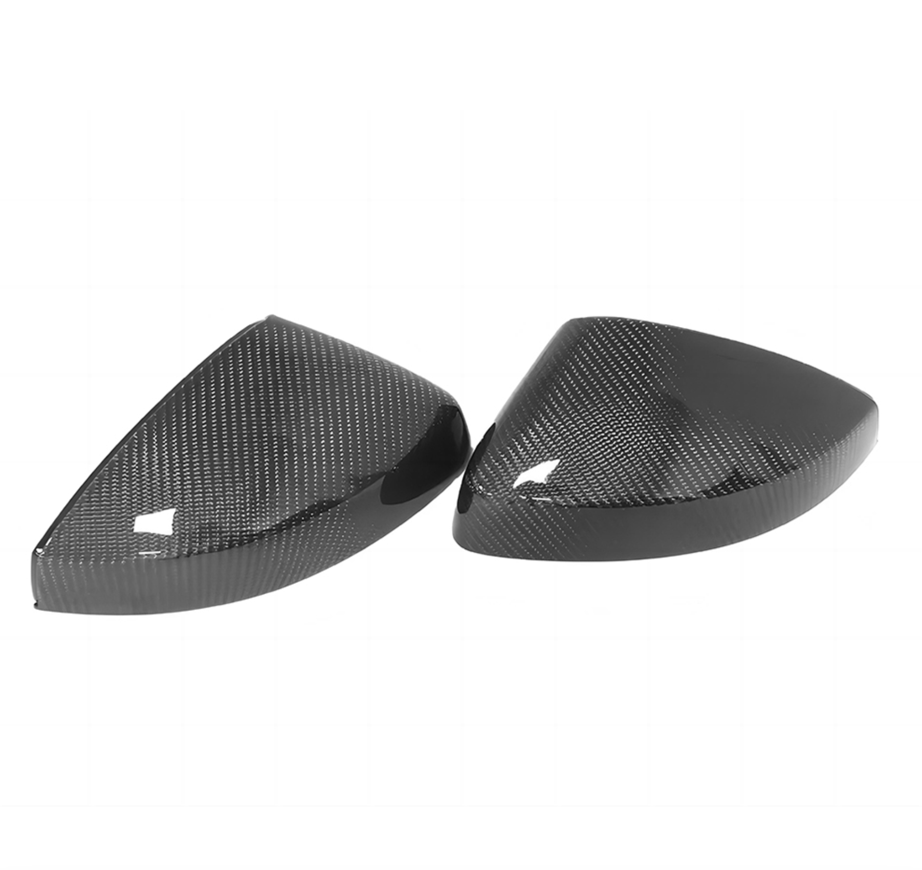 A3 8V Carbon Fibre Replacement Wing Mirror Covers (2012-2016) - Avoro Design